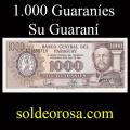 Billetes 1981 3- 1.000 Guaranes